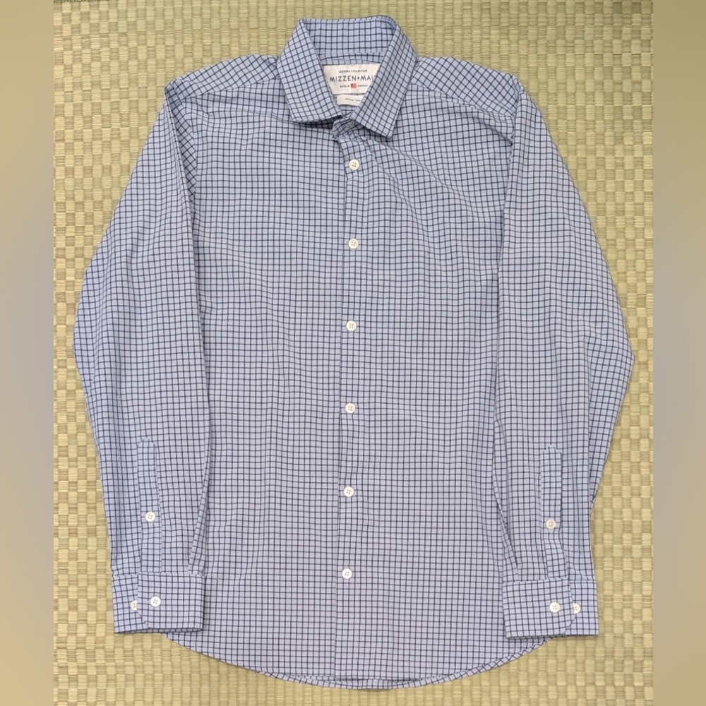 Mizzen + Main Leeward Collection Button Up Shirt Men's Size Medium Made in USA
